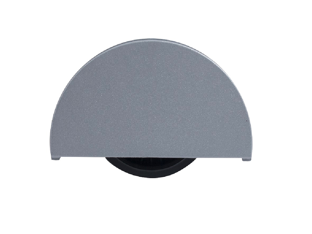 Ruota Incasso per Letti On-Off con Freno Gomma Grigia d.60 Portata kg.80 Piastra U mm.25   Ogtm - immagine 4